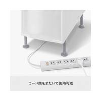 アジャスター付ストッカーホワイト　１０３０１Ａ