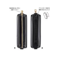 ブックバンドペンケース＜Ｂ６‐Ａ５用＞　透明黒Ａ