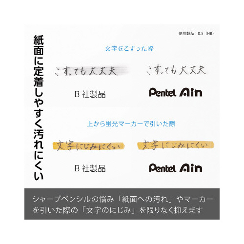 ぺんてるアイン　０．５　ＨＢ