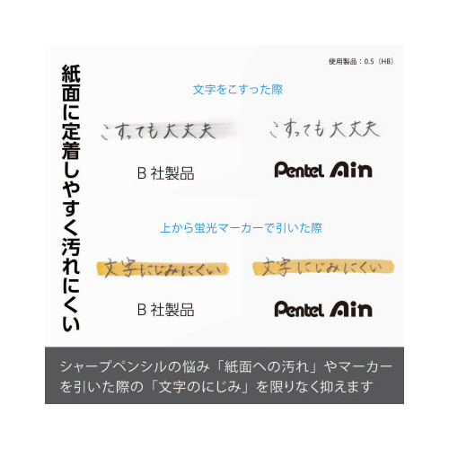 ぺんてるアイン０．９　Ｂ　１０セット