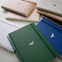 ノート　Ｂ６方眼　ワンポイント　カメレオン　３冊