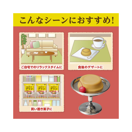 袋入カスタードプリン　　４個※