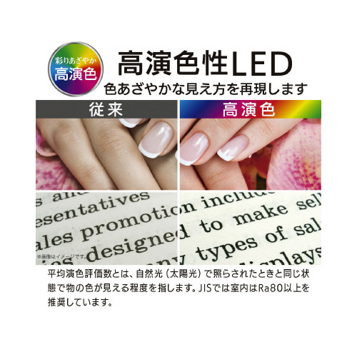 ＬＥＤ電球　Ｅ２６　４０形相当　昼光色　高演色