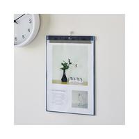 超薄型クリップボードフック穴付Ａ４ＤグリーンＸ２