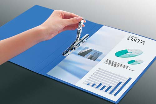 レバーファイル＜Ｅｚｅ＞Ａ４縦１２ｍｍ　濃灰１０冊