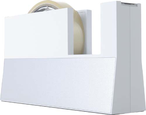 テープカッター直線美　大巻タイプ（白）