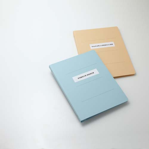 フラットファイルエコノミー　Ａ４縦　青　１０冊