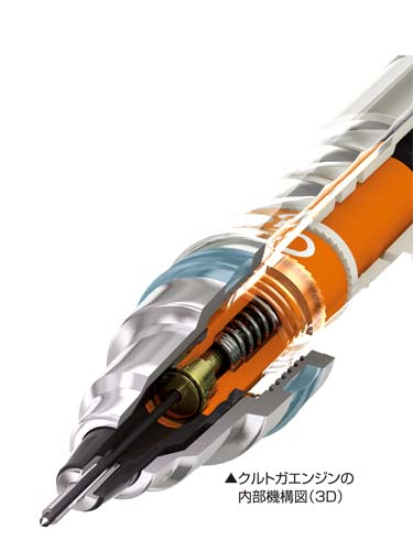 クルトガ　スタンダードモデル　０．５ｍｍ　ブルー軸