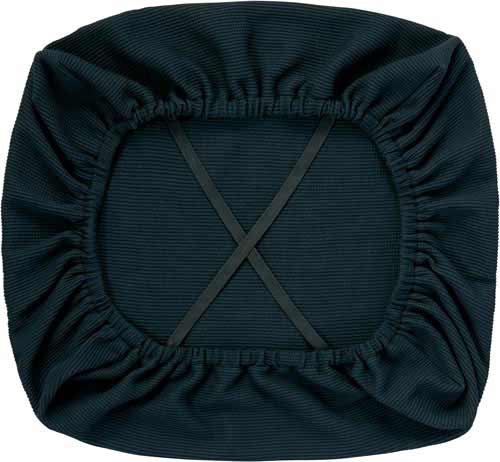 着せ替えオフィスチェアカバー　ブラック×４