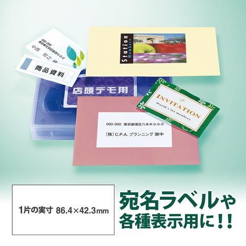 レーザーラベルＡ４　１２面　１００枚入