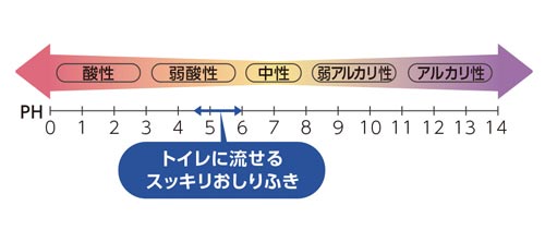 トイレに流せるスッキリおしりふき　８０枚入