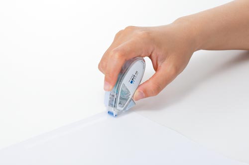 テープのりピットエアーミニ　ドットピンク×５