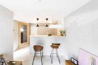 ハイチェア　ＴＥＣ－４２ＢＲ　ブラウン　２脚セット