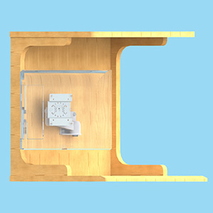 2Kg対応2軸タイプ 壁取付型 平行移動式アーム