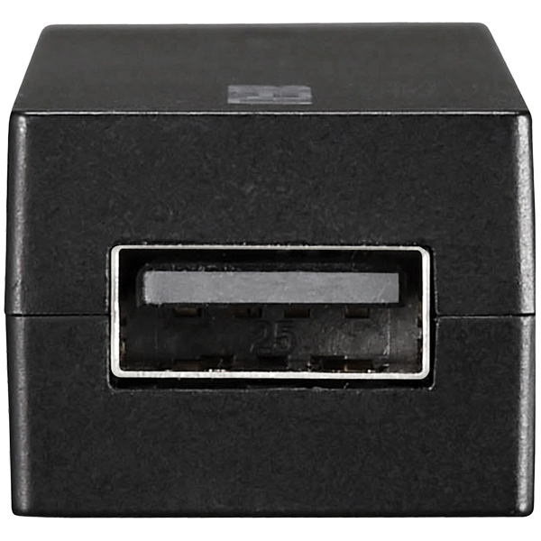 タブレット・スマホ用 USB2.0 4ポートハブ 変換コネクター付き ブラック