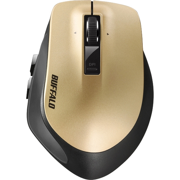 無線 レーザー プレミアムフィットマウス Mサイズ ゴールド