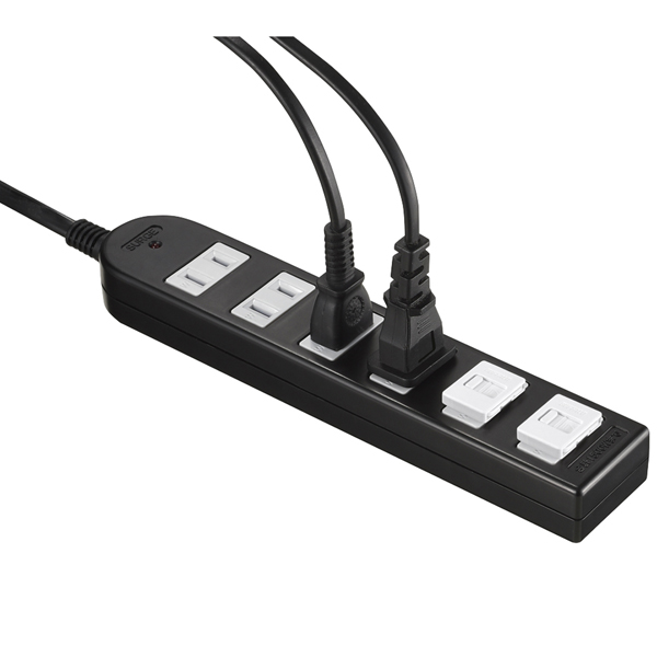 2P3P両用コンセントキャップ 5個入り ホワイト