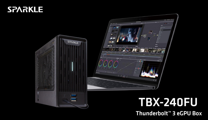 SPARKLE Thunderbolt3接続 外付けGPU BOX（GPU なし）モデル/Windows 10以降/macOS 11.13.4 (Sierra)以降