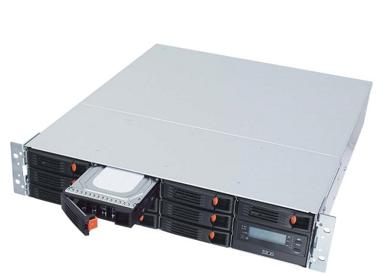 GAIAシリーズ GA2210SV OSレスモデル Intel Xeon採用 2UラックマウントNAS リダンダント電源 総容量120TB（12TB×10ドライブ）