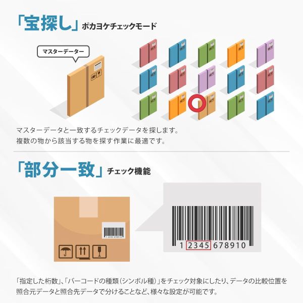 ポカヨケ バーコード一致照合専用データコレクタ