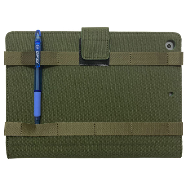 Apple iPad 第9～7世代（10.2インチ）対応 高耐久ナイロン保護ケース（カーキ）