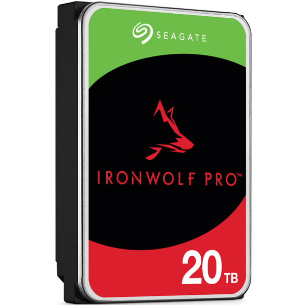 Seagate IronWolf Pro 3.5【データ復旧3年付】20TB HDD（CMR）メーカー5年保証 24時間稼働 PC、NAS用 RVセンサー付 ST20000NT001
