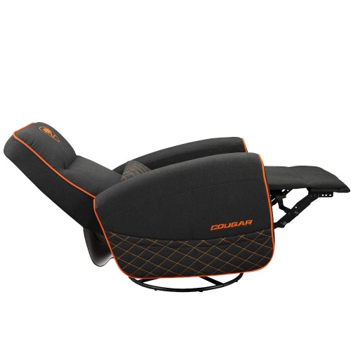 FIDOM/ゲーミングソファ/リクライニング角度の調整や360度の横回転が可能/フットレスト装備/通気性の高いリネン風生地を採用/ランバーピロー付属