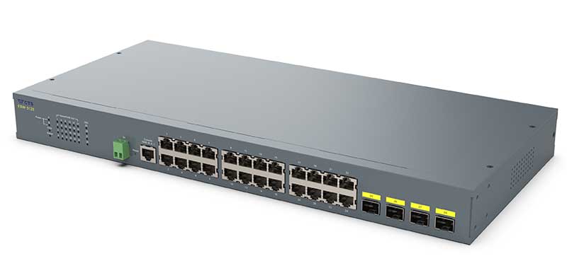 24 x 10/100/1000Base-T RJ-45 + 4 x 1/10GBase-R SFP+ 管理機能搭載レイヤ2スイッチ