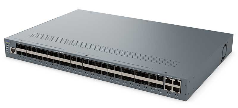 48ポート高密度SFPスロット搭載ギガビットスイッチ