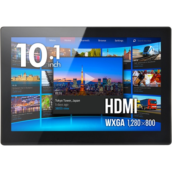 10.1インチマルチタッチ対応 HDMIモニター plus one Touch