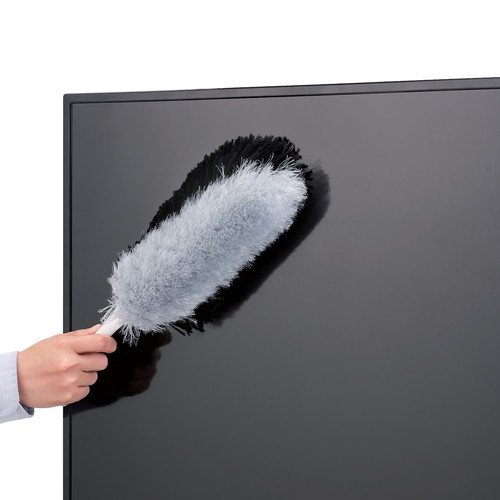 テレビ用クリーナー/クリーニングブラシ/2WAY/除電