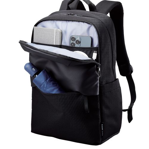 バックパック/軽量タイプ/15.6inch/17L/撥水加工/高耐久ファスナー採用/ブラック