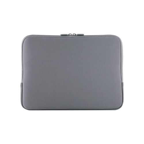 PC用インナーバッグ/ネオプレン/14インチ/ファスナーポケット/グレー