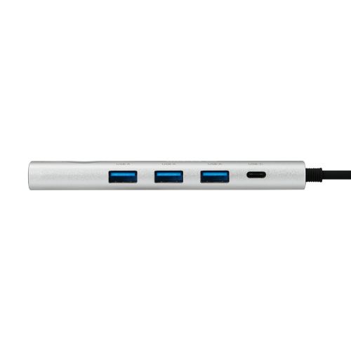 Type-Cドッキングステーション/画面オンオフスイッチ付/USB PD対応/USB-A×3/USB-C×2/HDMI(4K60Hz)/シルバー