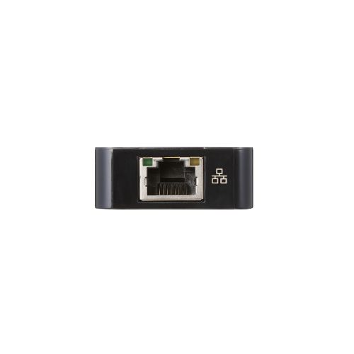 有線LANアダプタ/Giga対応/USB3.1/Type-C/USBハブ付/ブラック