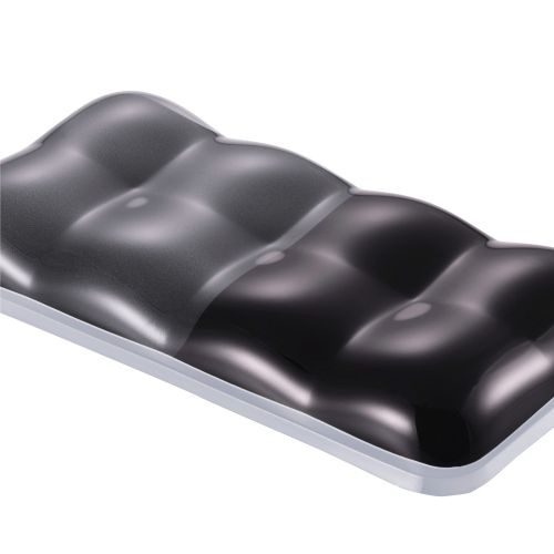 リストレスト/ゲル/ショート/ツートンカラー/ブラック/グレー