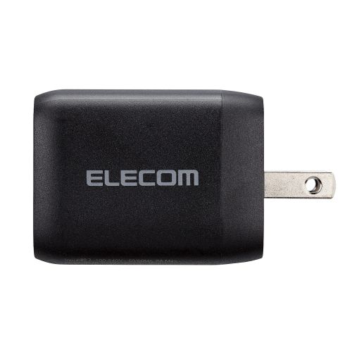 AC充電器/USB充電器/USB Power Delivery対応/PPS対応/65W/USB-C2ポート/USB-A1ポート/スイングプラグ/ブラック