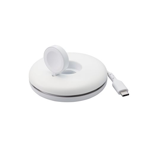 Apple Watch磁気充電ケーブル/高速充電対応/スタンドタイプ/USB Type-C/ホワイト