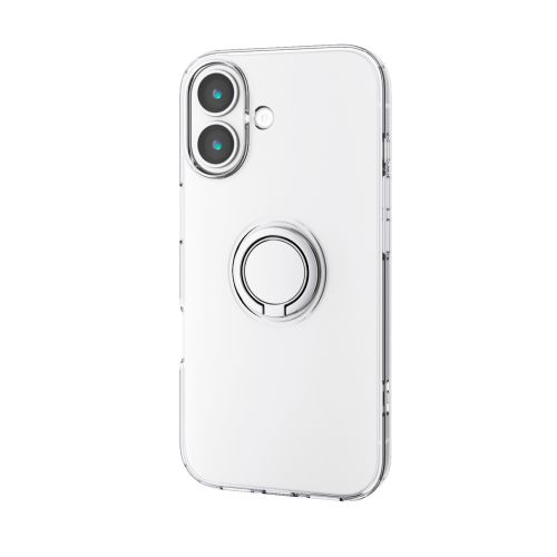 iPhone 17/ソフトケース/リング付/クリア