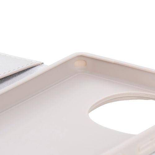 AQUOS R10/ソフトレザーケース/磁石付/耐衝撃/ハンドストラップ付/グレージュ