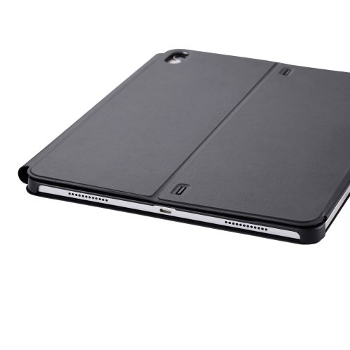 13インチiPad Air(M2)/フラップケース/ソフトレザー/多段階高さ調整/ブラック