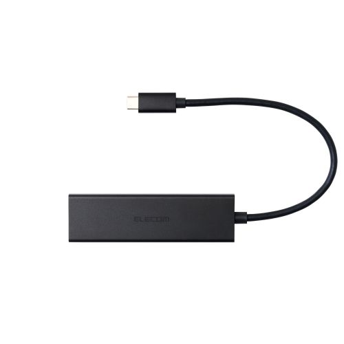 USBHUB/USB-C/10Gpbs/USB-A×2/Type-C×2/USB PD 100W対応/バスパワー/4ポート/ブラック