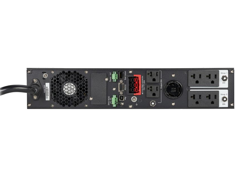 リチウム無停電電源装置(UPS) 2400VA/2160W 100V ラックマウント型 常時インバーター方式 正弦波