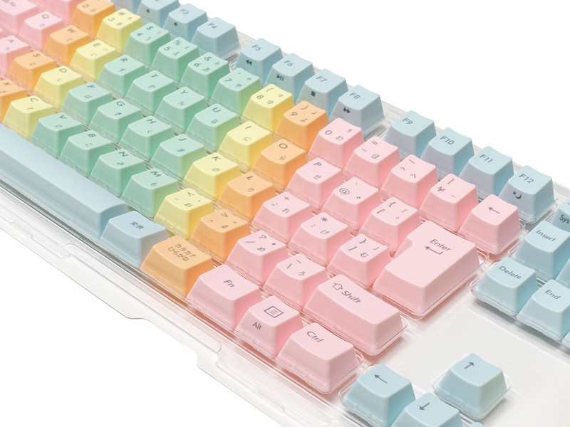 FILCO Macaron Keycap Set 日本語108キー・上面印字・かなあり