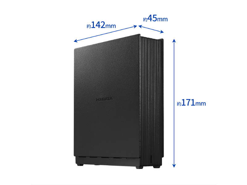 小規模オフィス向け 1ドライブNAS（ネットワークHDD）3年保証 4TB