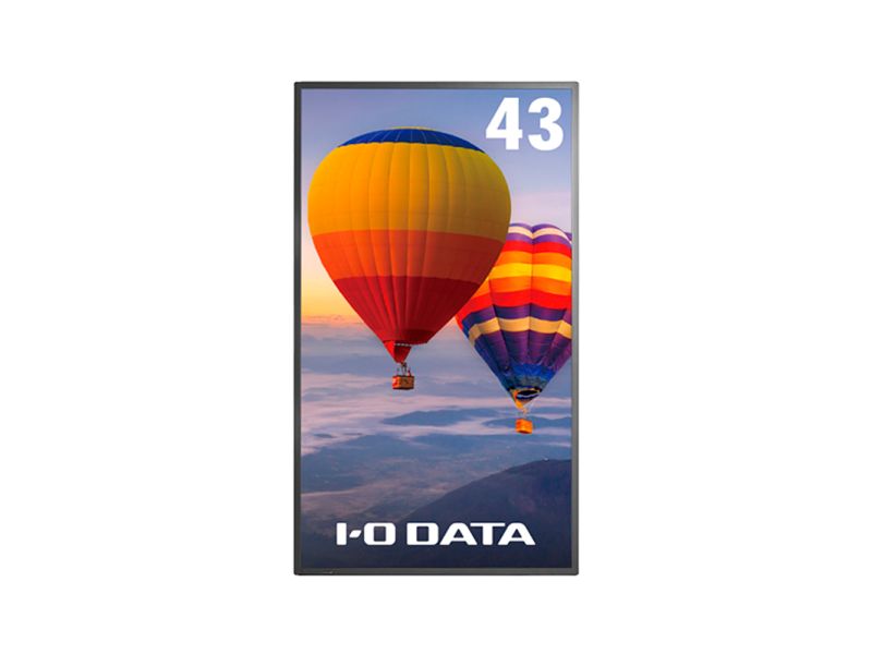 ワイド液晶ディスプレイ 42.5型/3840×2160/HDMI(4K 60Hz、HDCP 2.2)×3、アナログRGB×1/ブラック/スピーカー：あり/長時間運用可能でデジタルサイネージに最適！/5年保証