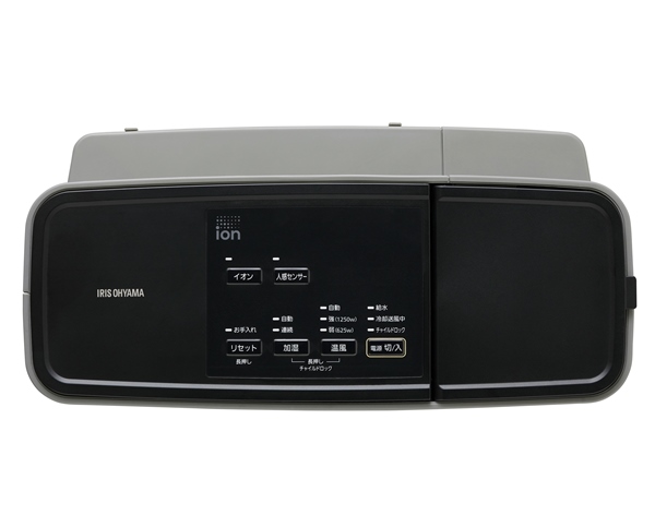 大風量加湿セラミックファンヒーター グレー