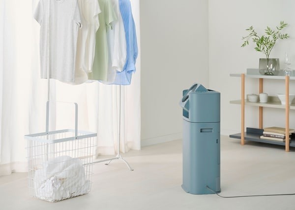 サーキュレーター衣類乾燥除湿機 5.8L ブルーグレー