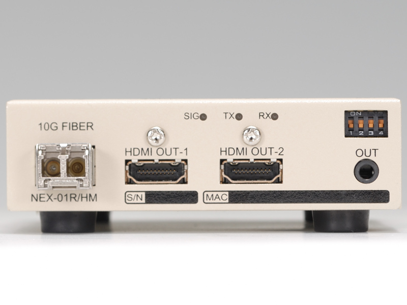 HDMIネットワーク受信器（マルチモードファイバーケーブル伝送タイプ）