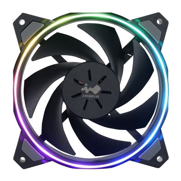 お得な3個パック！SiriusLOOP ASL120FANが3つとアドレサブルRGBピンがないマザーでも光らせるコントローラーが付属しているファン